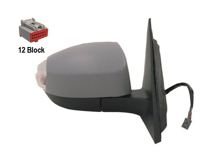 Rétroviseur droit électrique, chauffant, rabattable, mémoire à peindre + clignotant + courtoisie FORD S-MAX  pour FORD S-MAX Rétroviseur droit électrique, chauffant, rabattable, mémoire à peindre + clignotant + courtoisie FORD S-MAX  pour FORD S-MAX