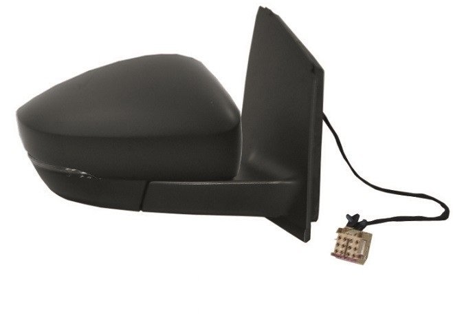 Rétroviseur droit mécanique + feu carré VOLKSWAGEN POLO Complet avec coque noire, feu clignotant et glace convexe. Réglage intérieur manuel. Connecteur carré, 2 fiches.  pour VOLKSWAGEN POLO  Rétroviseur droit mécanique + feu carré VOLKSWAGEN POLO Complet avec coque noire, feu clignotant et glace convexe. Réglage intérieur manuel. Connecteur carré, 2 fiches.  pour VOLKSWAGEN POLO