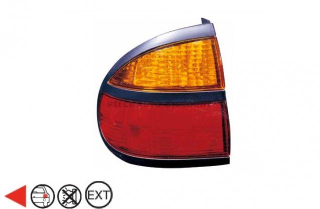 Accéder à la pièce Feu arrière gauche extérieur