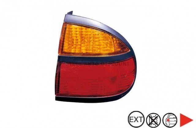 Accéder à la pièce Feu arrière droit extérieur