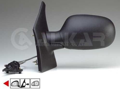 Accéder à la pièce Rétroviseur gauche mécanique [grand angle]