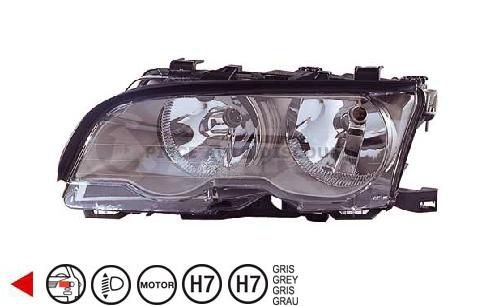 Accéder à la pièce  Phare gauche H7+H7 [Gris] ->03