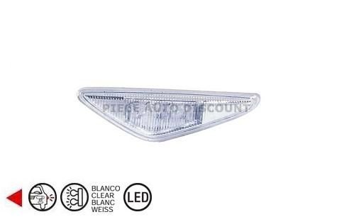 Accéder à la pièce Feu répétiteur LED aile avant gauche Blanc 03->