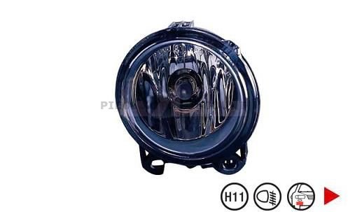 Accéder à la pièce Projecteur anti-brouillard droit 02->