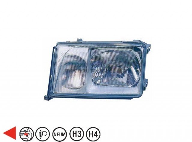 Accéder à la pièce Phare électrique gauche, H4+H3 (depuis 1993)