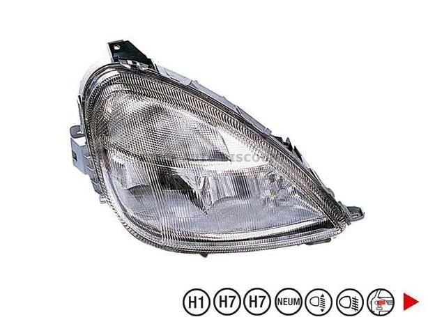 Accéder à la pièce Phare droit H7+H1+H7 Pneumatique