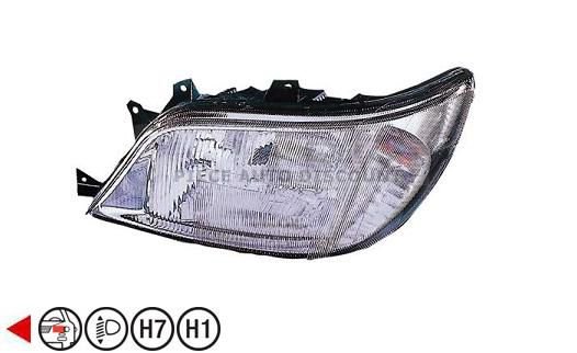 Accéder à la pièce Phare gauche H1+H7 ->02