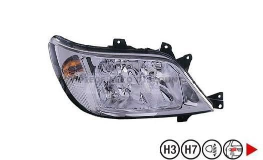 Accéder à la pièce Phare droit H7+H3 02->