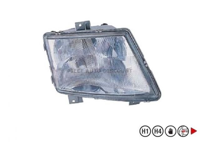Accéder à la pièce Phare droit H4+H1 Manuel