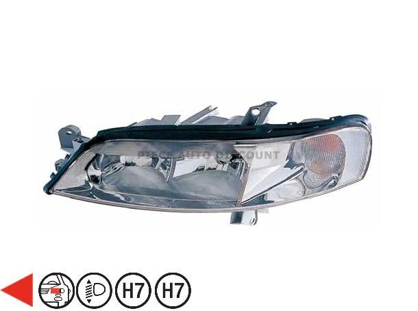 Accéder à la pièce Phare gauche H7+H7 [Carello] 99->