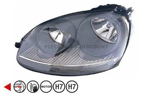 Accéder à la pièce Phare gauche H7+H7 [Gris]