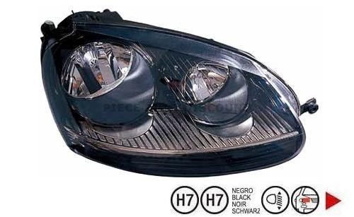 Accéder à la pièce Phare droit H7+H7 [Noir]