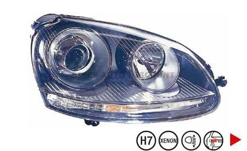 Accéder à la pièce Phare droit Xénon + H7 [Gti]
