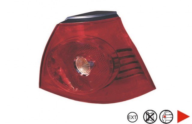 Accéder à la pièce Feu arrière droit extérieur