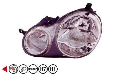 Accéder à la pièce Phare gauche H1+H7 + moteur