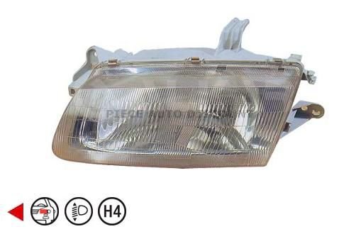 Accéder à la pièce Phare gauche H4 4ptes