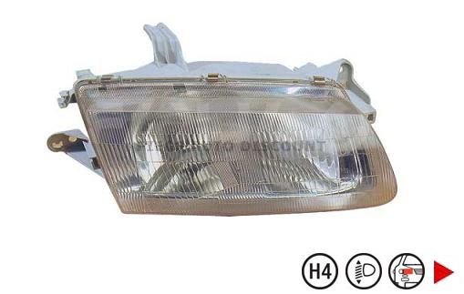 Accéder à la pièce Phare droit H4 4ptes