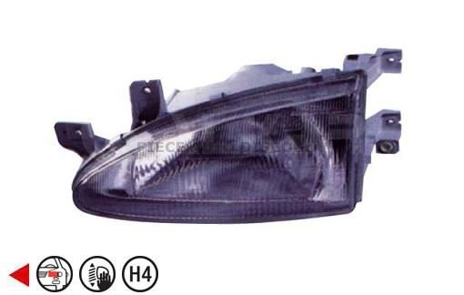 Accéder à la pièce Phare gauche H4  3 P