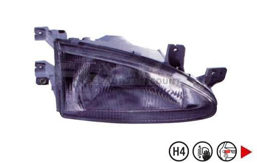 Accéder à la pièce Phare droit H4  3 P