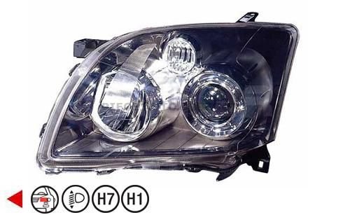 Accéder à la pièce Phare gauche H1+H7