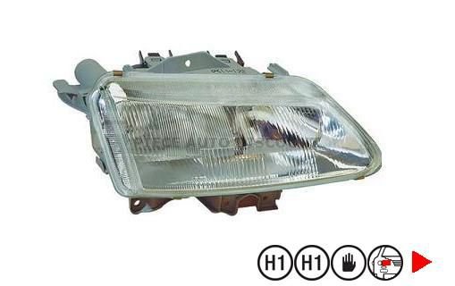 Accéder à la pièce Phare droit manuel H1+H1 ->00