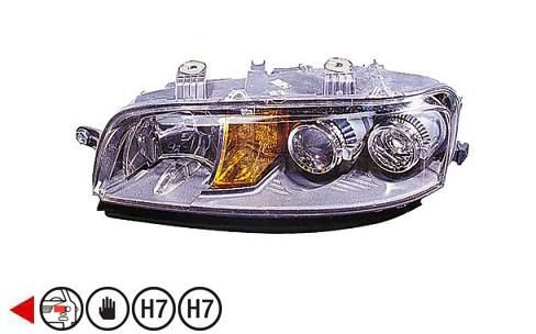 Accéder à la pièce Phare gauche H7+H7 ->01