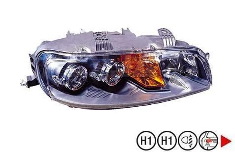 Accéder à la pièce Phare droit H1+H1 01->