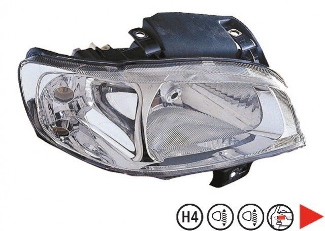 Accéder à la pièce Phare droit H4