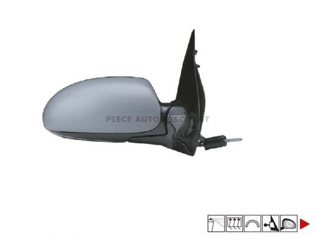 Accéder à la pièce Rétroviseur droit mécanique, chauffant à peindre