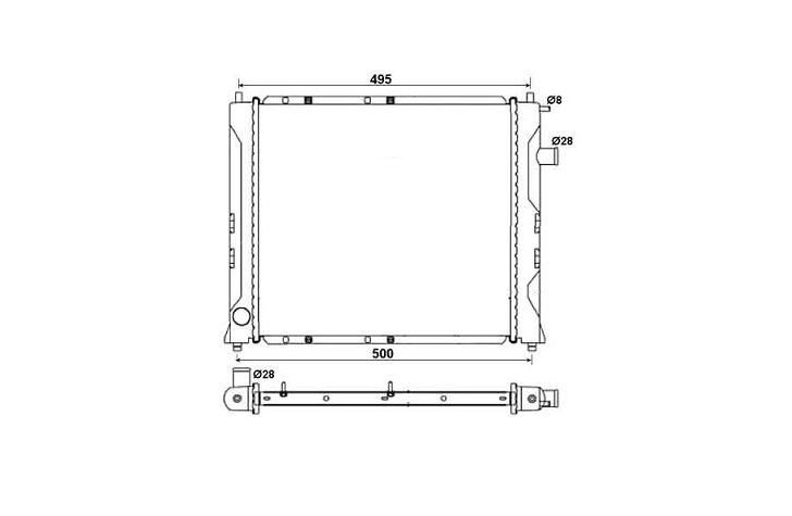 Radiateur essence ROVER 400  pour ROVER 400 Radiateur essence ROVER 400  pour ROVER 400