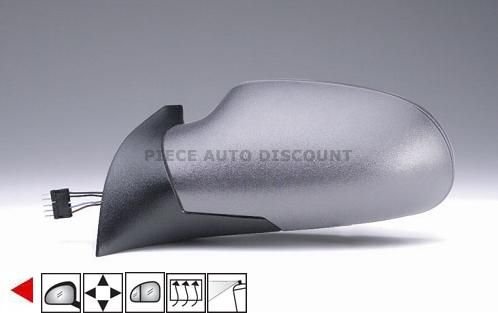 Accéder à la pièce Rétroviseur gauche électrique, chauffant à peindre [grand angle]