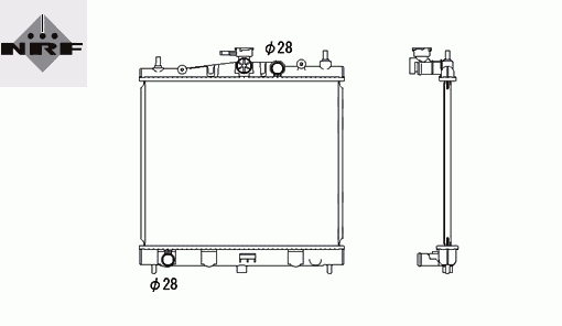Radiateur 1,0L - 1,2L - 1,6L - 1,4L - 1,5L Dci - C+C NISSAN MICRA  pour NISSAN MICRA Radiateur 1,0L - 1,2L - 1,6L - 1,4L - 1,5L Dci - C+C NISSAN MICRA  pour NISSAN MICRA
