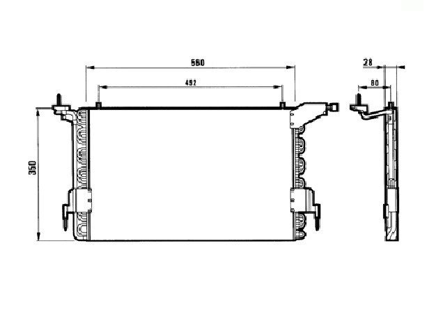 Accéder à la pièce Condenseur de climatisation essence