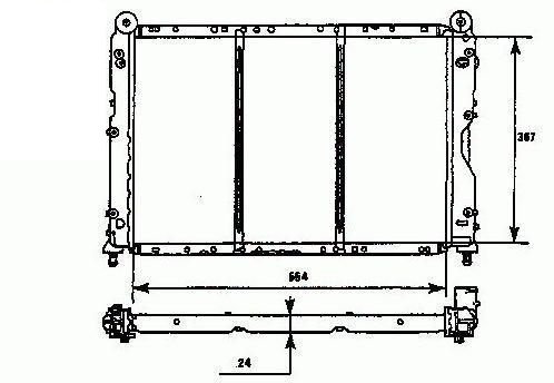 Accéder à la pièce Radiateur 1,4L/1,6L/1,9L D-TD