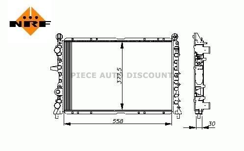 Accéder à la pièce Radiateur 145 1,9L TD - 146 2,0L16v