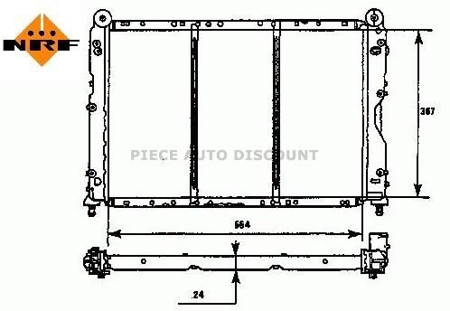 Accéder à la pièce Radiateur 1,6L-1,8L-2,0L-1,9L Td - Jtd