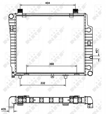 Accéder à la pièce Radiateur 200D - 220D BVM sans clim. Accéder à la pièce Radiateur 200D - 220D BVM sans clim.