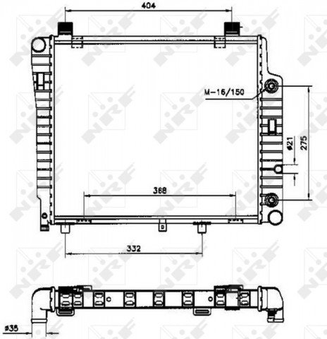 Accéder à la pièce Radiateur 200D/220D BVA sans clim.