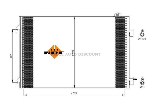 Accéder à la pièce Condenseur de climatisation 1.5L dCi