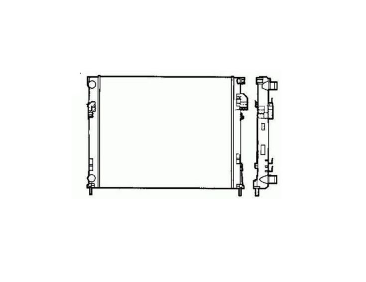 Accéder à la pièce Radiateur 1,9L dCI