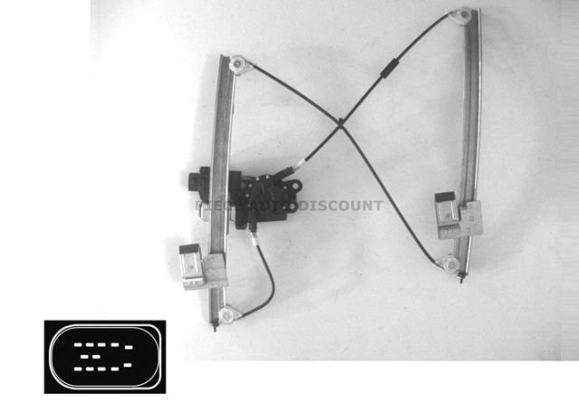 Accéder à la pièce Lève-vitre électrique porte avant droite 5ptes [confort]