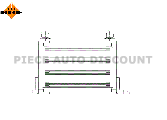 Radiateur / Condenseur FIAT Tempra