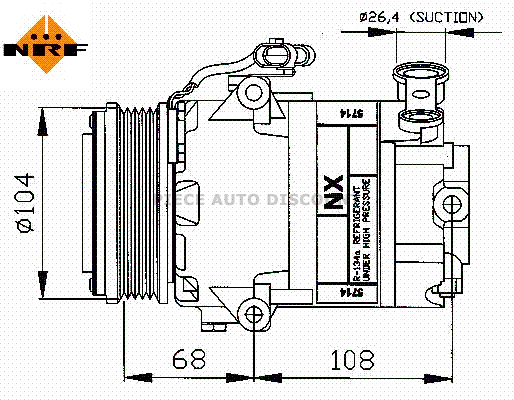 Accéder à la pièce Compresseur de climatisation 1.6L - 1.6L 16V - 1.8L