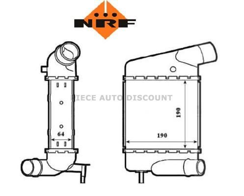 Accéder à la pièce Refroidisseur échangeur air turbo