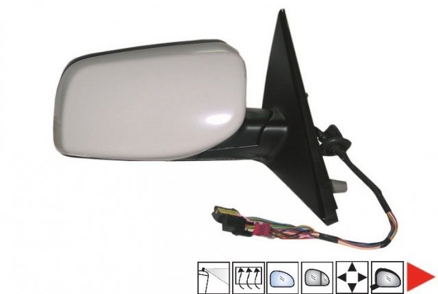 Accéder à la pièce Rétroviseur droit électrique, chauffant à peindre [Grand angle]