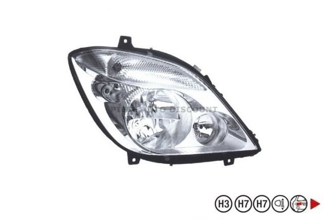 Accéder à la pièce Phare droit H7+H7+H7