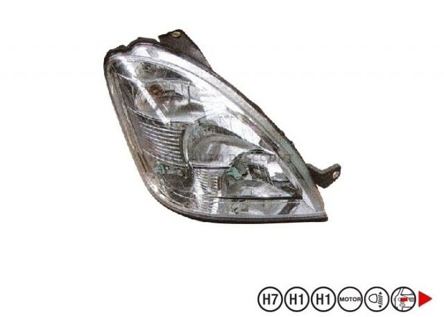 Accéder à la pièce Phare droit H1+H1+H7