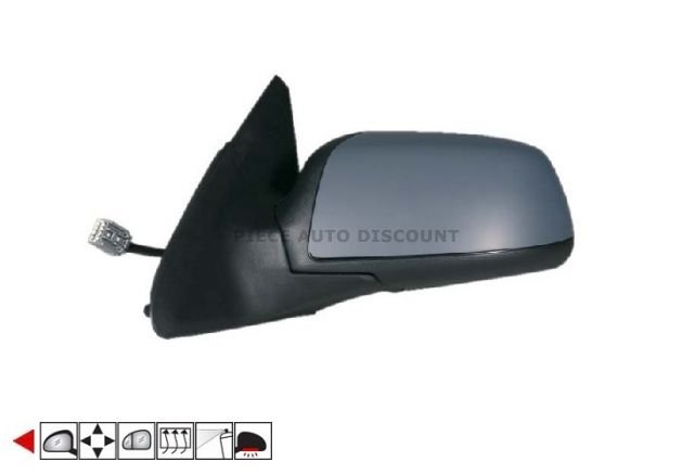 Accéder à la pièce Rétroviseur gauche électrique, chauffant à peindre + courtoisie