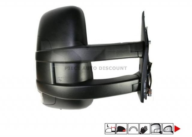 Accéder à la pièce Rétroviseur droit manuel + feu [Long]