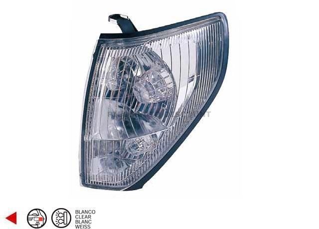 Accéder à la pièce Feu avant gauche blanc 01->